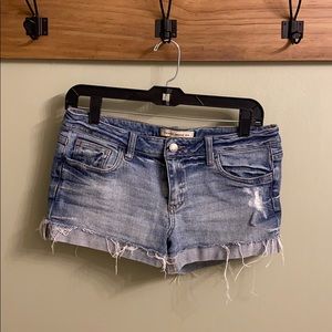 Denim shorts